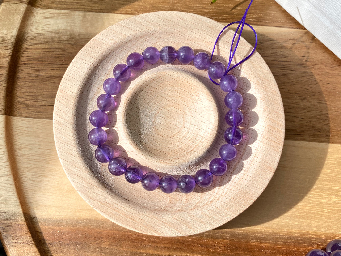 AAAA High Quality Natural Amethyst Brazil round bead bracelet,Deep purple  7mm 8mm 9mm 11mm 13mm