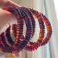 Natural Myanmar Blood amber saucer shape handmade bracelet,gift for her,gift for him