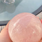 Hight grade 76MM Natural Rose quartz Sphere，Quartz Crystal Ball,Crystal Healing Divination ball,Led light stander