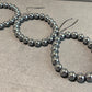 AAAAA Terahertz Tumble round,Recharge & Reignite Your Energy- Rejuvenate Your Mind Bracelet, gift for her, gift for him 7mm/9mm