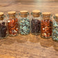 Natural Gemstone Large Chips Wishing Bottle,Crystal Wishing Bottle,Garnet,Red Jade,Turquoise