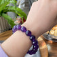AAAAA High Quality Natural Deep purple  Amethyst Uruguay round meditation bracelet,protective ,nobility 10mm,11mm,12mm,13mm,16mm