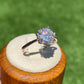 Brilliant cut Moissanite 2 CT. certified sterling silver Star Heart prong Moissanite ring,gift for her,anniversary gift