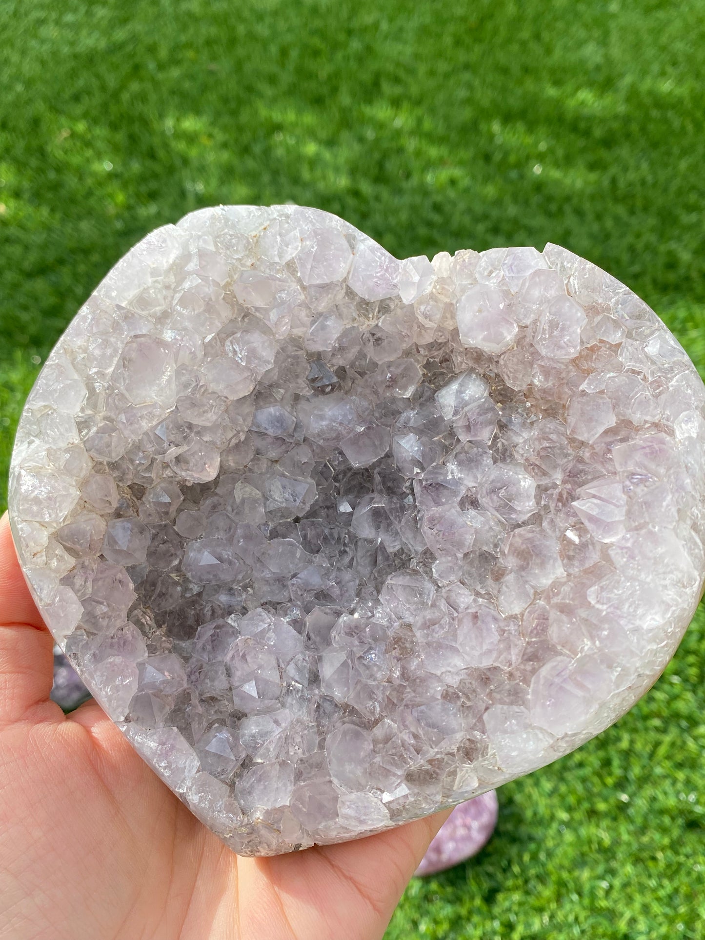 Big Size Natural RARE Amethyst Raw Rock Heart Crystal Quartz Meditation Healing,Druzy Agate Heart Shape Stone,Valentine's Day Gift
