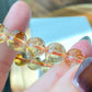 Hight Grade ALL MOST CLEAR Natural Citrine Round gemstone bead Bracelet Necklace 7mm 10mm