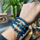 AAAA Grade Genuine Natural Blue Apatite Gemstone Moroxite ,Blue APATITE Crystal Bracelet 7mm/8mm