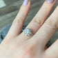Certificated 1ct. Moissanite Princess Crown sterling silver Ring,wedding ring, Groomsman gifts,Bridesmaid Gifts