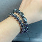 AAAAA Terahertz Tumble Stone Cubes,Recharge & Reignite Your Energy- Rejuvenate Your Mind Bracelet, gift for her, gift for him