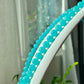 Natural Amazonite stone, Energy Protection Strength Yoga Crystal Round Mixed size Bead Necklace