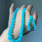 Natural Amazonite stone, Energy Protection Strength Yoga Crystal Round Mixed size Bead Necklace