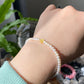 Natural Freshwater Pearls super shinning with cuty daisy Dainty  bracelet，handmade bracelet,Bridesmaid Gifts