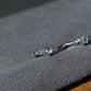 Top Gem Grade India Rainbow moonstone Sterling silver adjustable Ring