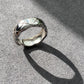 Hand Craved Chanel Style Argyle check Quilted Sterling silver S925 Ring