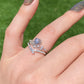 Brilliant cut Moissanite 0.5 CT. certified sterling silver Star surround Heart crown Moissanite ring,gift for her,anniversary gift