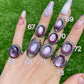 Natural Purple Lepidolite ,purple mica,Vintage style Oval shape ,Mid-century Adjustable Ring,Valentine's Day Gift,anniversary