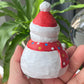 Hand Sculpture Basswood painting Faceted happy smiling Snowma home dectoration ornament