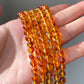 AAAA Natural  perfect round Baltic Amber Beads necklace Gradient size 5mm to 8mm+
