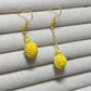 handmade only for you durian 14k gold filled earring