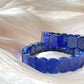 AAAA Natural Lapis Lazuli gemstone oval shape wide bracelet Energy Protection Meditation Spiritual