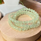 Top grade clear grape crystal Prehnite 7mm 9mm+ 10mm+ bead bracelet smooth round