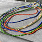 Natural Faceted Gemstone,Green Diopside,Tourmaline,Peridot,lapis lazuli,South Red Agate,Triple Wrap Bracelet,Long necklace