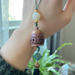 Hand Carving Natural wood Hollow see though Fragrance Balm Extensioner Hanger Diffuser