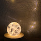 Natural Rainbow in Quartz White Rock Crystal Ball, Crystal point,  White Azeztulite Quartz  Mineral Specimen,Divination sphere Ball