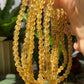 Natural Golden Rutilated Quartz Titanium stunning quanlity Copper Rutilate round bead bracelet,gift for her,gift for him