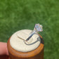 Certificated 2.0 ct. Champagne Moissanite Sterling silver everyday ring wedding ring with box,gift for her,anniversary gift