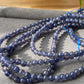Natural Genuine Cordierite Iolite Round Bead Bracelet for Men Women Meditation Weight lose Gemstone