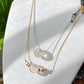 Natural High Clear Grade Rutilated Quartz,Rabbit Hair Rutilated Quartz Crystal,Fresh water pearls Adjustable Choker Necklace