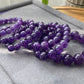 AAAAA High Quality Natural Deep purple  Amethyst Uruguay round meditation bracelet,protective ,nobility 10mm,11mm,12mm,13mm,16mm