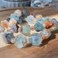 Four Season garden quartz PHANTOM CRYSTAL, Multi-color Phantom Quartz bead bracelet 12mm 13mm