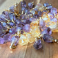 Genuine gemstone Natural Ametrine  Amethyst perfume small bottle necklace pendant Healing Crystal  Handmade Jewelry, Anxiety Relief