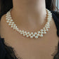 Natural Freshwater pearls The stars wedding  Necklace,personized Necklace, choker,Bridesmaid Gifts,wedding gift