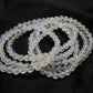 Sri Lanka AAAA grade blue illuminate nature rainbow moonstone bead 6mm+ 7mm+