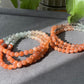 AAAAA Grade Natural Sunstone Gradual change Color super shinning illuminate Fire three layer Bead Bracelet Necklace 5mm,6mm
