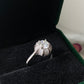 Certificated 1ct. Moissanite Princess Crown sterling silver Ring,wedding ring, Groomsman gifts,Bridesmaid Gifts
