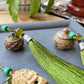 Hand Carving Natural wood Hollow see though Fragrance Balm Extensioner Hanger Diffuser