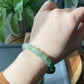 AAAAA  Natural gradient Green Lake Hetian  Jade square bead Nephrite bead Bracelet Best Gift for her,gift for Mom