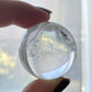 Natural Rainbow in Quartz White Rock Crystal Ball, Crystal point,  White Azeztulite Quartz  Mineral Specimen,Divination sphere Ball