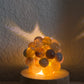 AAAA Clear colorful  Grade Nature Sakura Agate cherry blossom flower agate braided massage ball pendant,gift for her