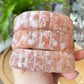 TOP Grade Nature Sakura Agate cherry blossom flower Rectangle bangle bracelet