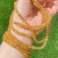 Natural Golden Rutilated Quartz Titanium stunning quanlity Copper Rutilate round bead bracelet,gift for her,gift for him