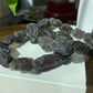 35-50g Natural Raw Cintamani Saffordite Tektite Bracelet, wishing stone, Saffordite Tektites, Arizona Tektitest bead bracelet