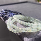 4mm+ Natural Prehnite,Iolite Cordierite Square Cube Faceted diamond Shin Gemstone Beaded Bracelet