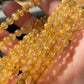 Natural Golden Rutilated Quartz Titanium stunning quanlity Copper Rutilate round bead bracelet,gift for her,gift for him