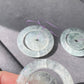Natural Rare Green Mica Quartz Crystal Double Donut Circle Ring Pendant