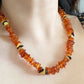 Made Friend Price Natural Genuine Baltic Amber Big Nuggets chips Mixed Color  Irregular Bead Necklace