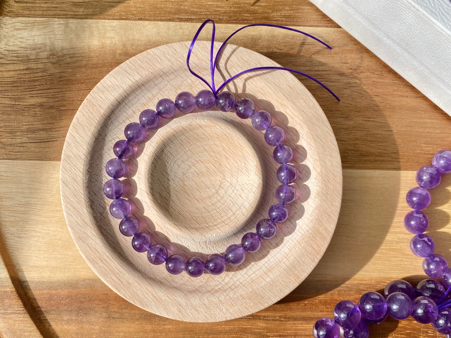 AAAA High Quality Natural Amethyst Brazil round bead bracelet,Deep purple  7mm 8mm 9mm 11mm 13mm